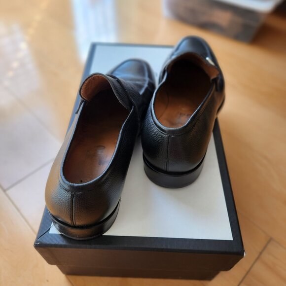 Salvatore Ferragamo Black Leather Dress Shoes  EU 6.5 EE | US 7.5 EE EUC main image 4